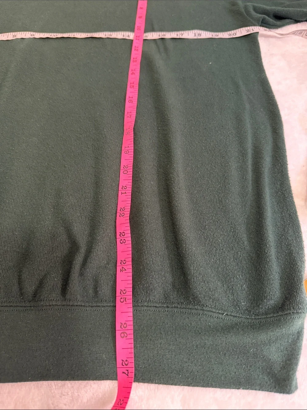 Alo Soho Oversized Crewneck Sweatshirt in Deep Forest Green Size Small